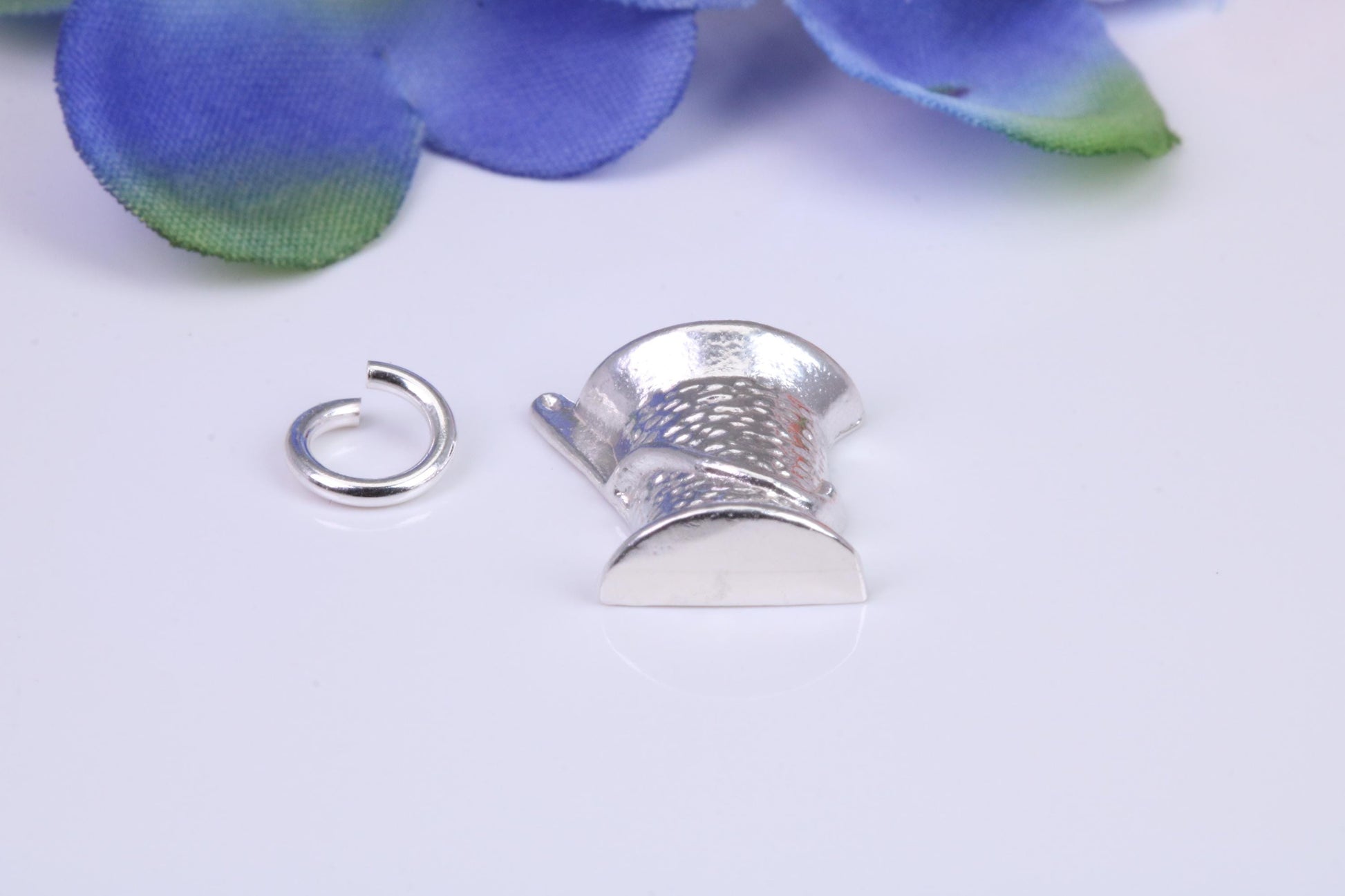 Ice Bucket Charm, Traditional Charm, Made From Solid Cast Silver