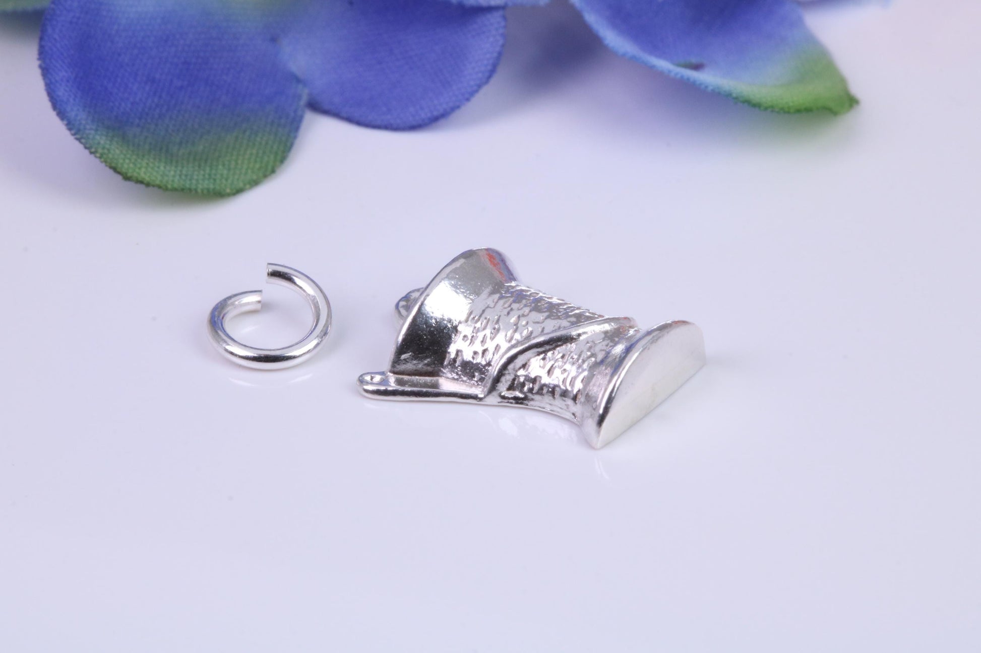 Ice Bucket Charm, Traditional Charm, Made From Solid Cast Silver