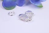 Oven Gloves Charm, Traditional Three Dimensional Charm, Made from Solid Cast Silver