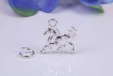 Horse Charm, Traditional Three Dimensional Charm, Made from Solid Cast Silver