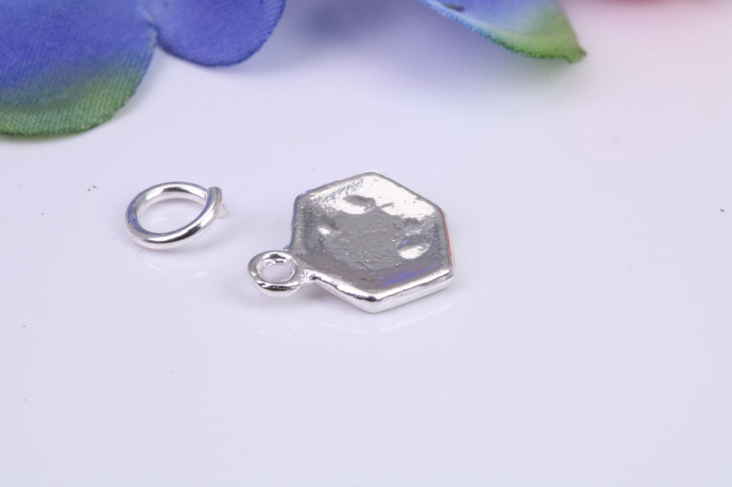 ABC Blocks Toy Charm, Traditional Charm, Made from Solid Cast Silver
