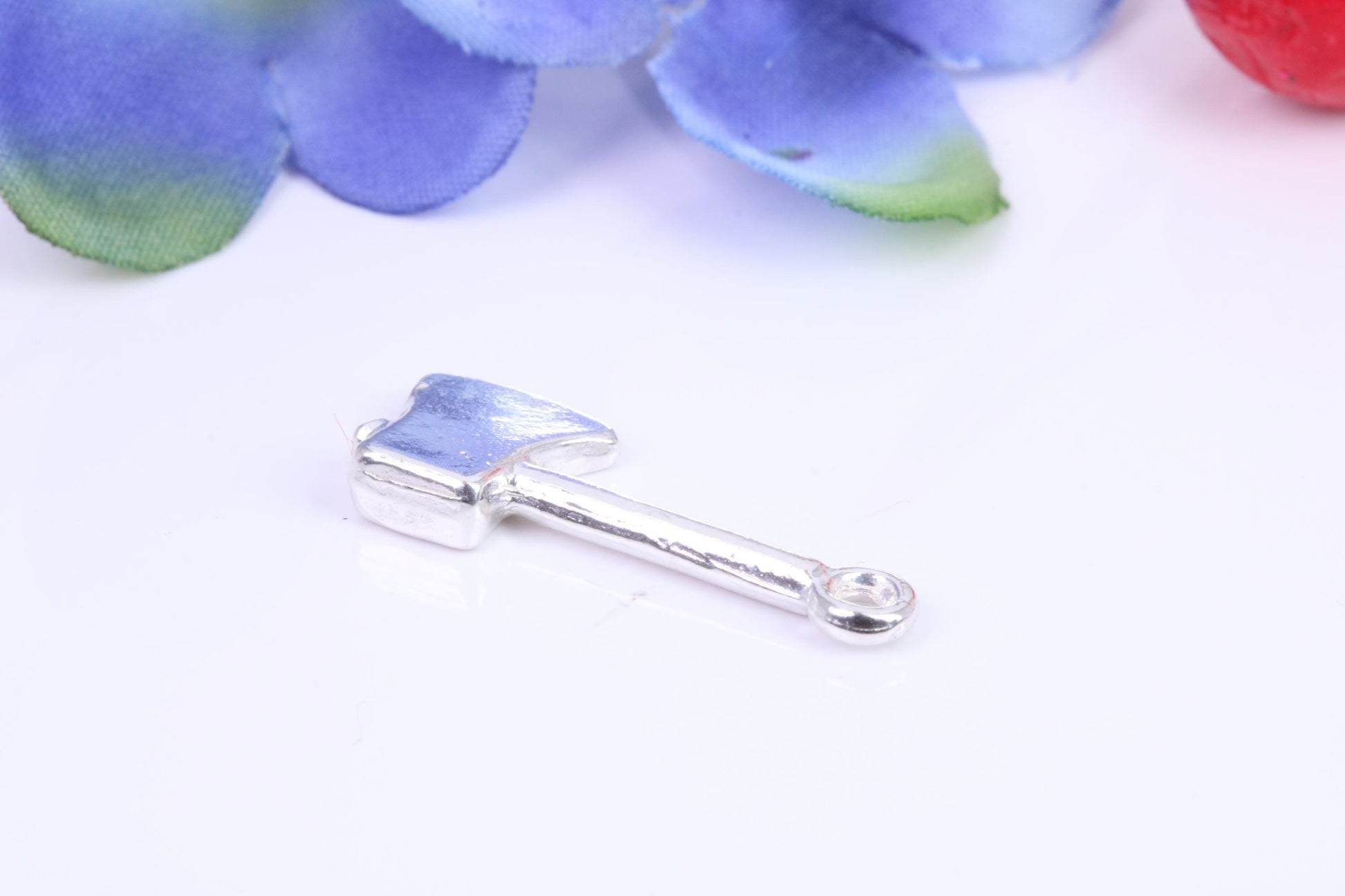Axe Charm, Traditional Charm, Made from Solid Cast Silver