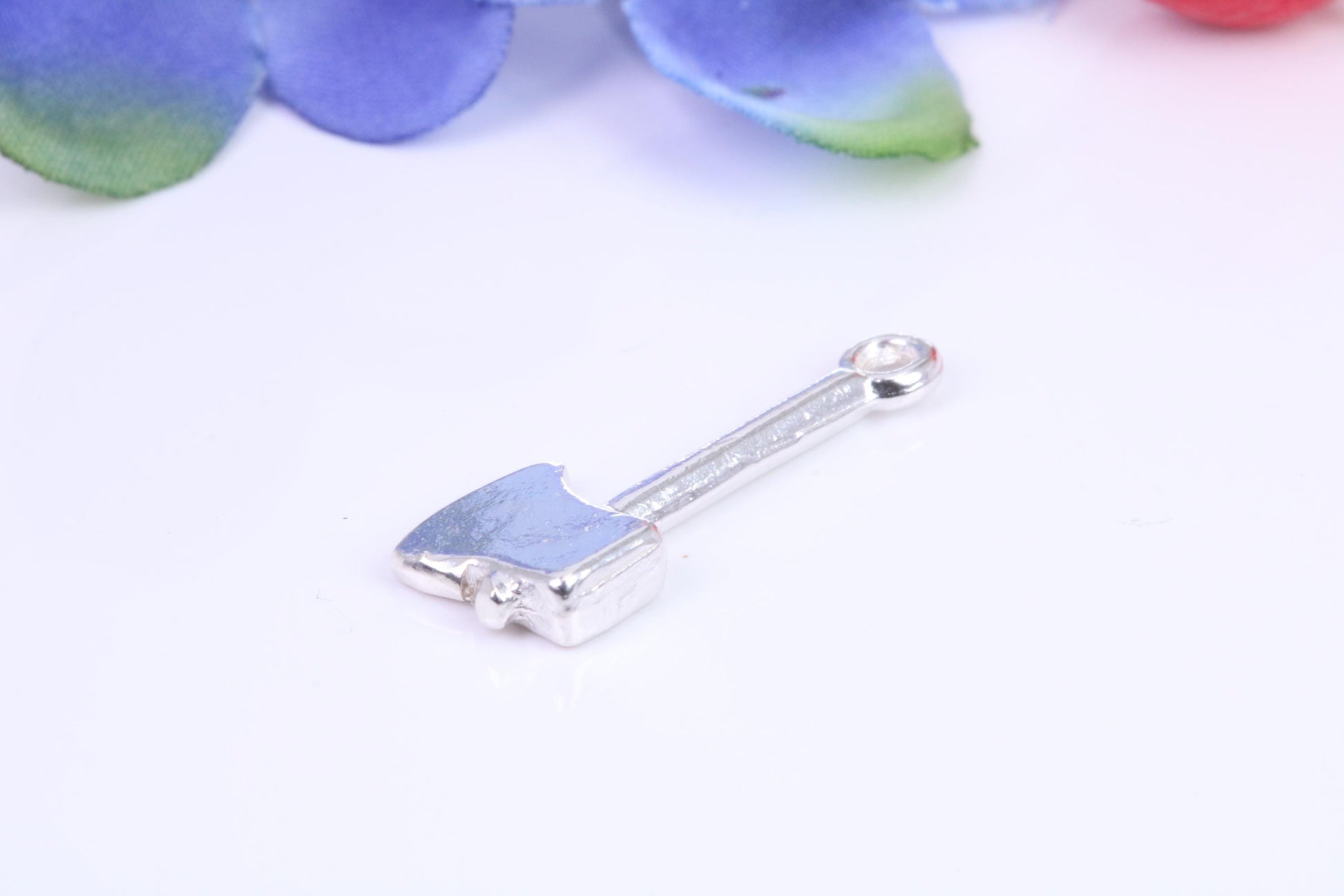 Axe Charm, Traditional Charm, Made from Solid Cast Silver