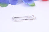 Hacksaw Charm, Traditional Charm, Made from Solid Cast Silver