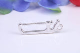 Hacksaw Charm, Traditional Charm, Made from Solid Cast Silver