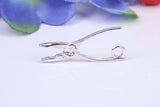 Pliers Charm, Traditional Charm, Made from Solid Cast Silver, Three Dimensional