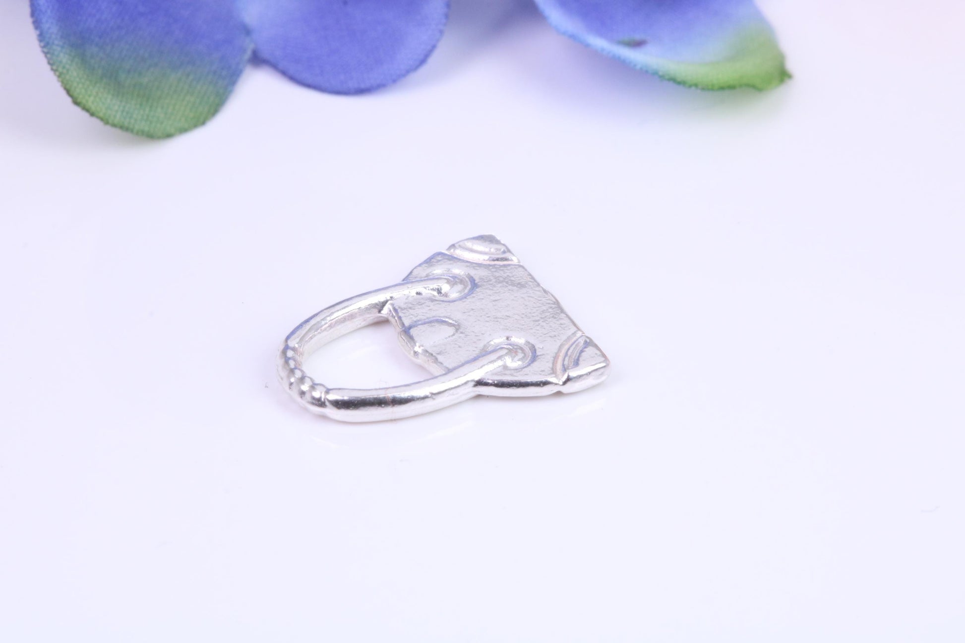 Handbag Charm, Traditional Three Dimensional Charm, Made from Solid Cast Silver