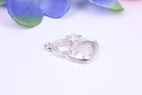 Handbag Charm, Traditional Charm, Made from Solid Cast Silver
