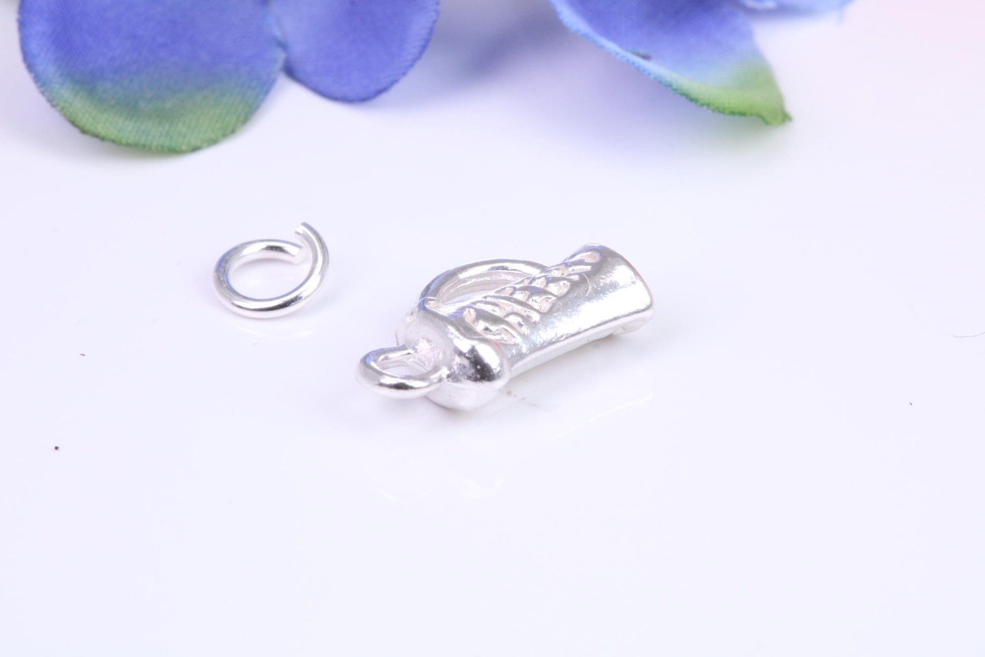 Pint of Beer Charm, Traditional Three Dimensional Charm, Made From Solid Cast Silver