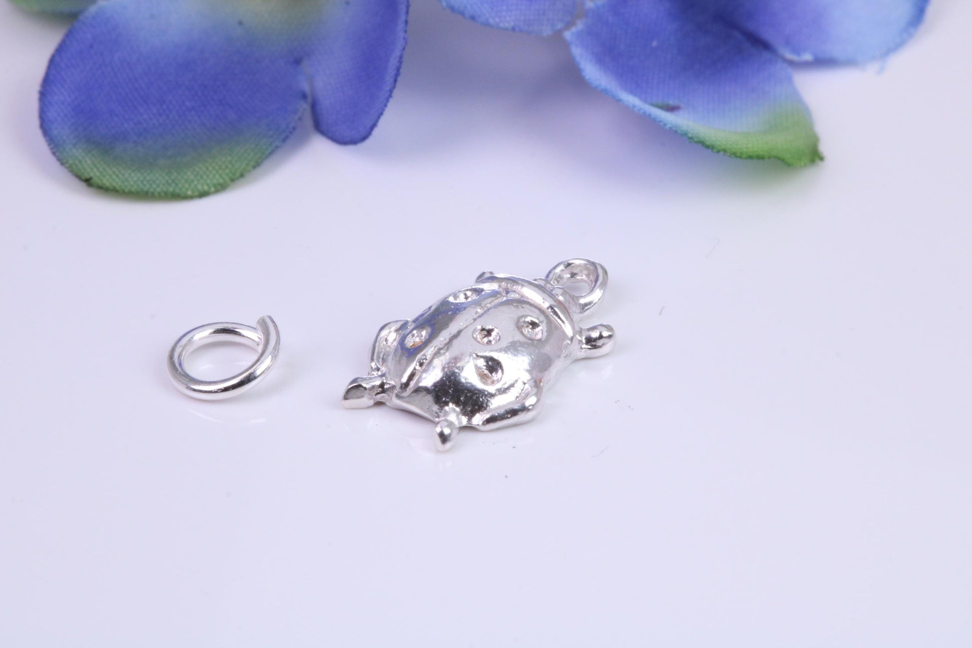 Beetle Charm, Traditional Charm, Made from Solid Cast Yellow Gold, British Hallmarked