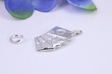 Playing Cards Charm, Traditional Charm, Made from Solid Cast Silver
