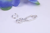 Stethoscope Charm, Traditional Three Dimensional Charm, Made from Solid Cast Silver