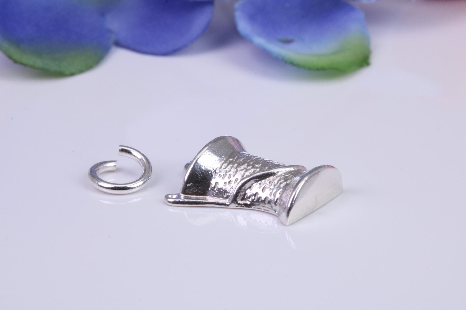 Ice Bucket Charm, Traditional Charm, Made From Solid Cast Silver