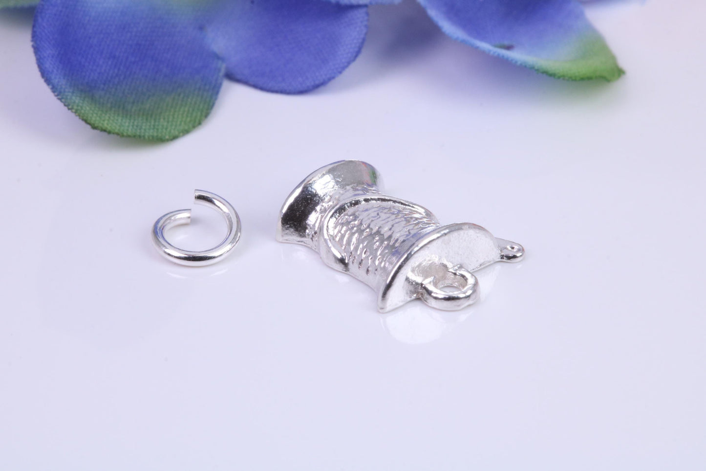 Ice Bucket Charm, Traditional Charm, Made From Solid Cast Silver
