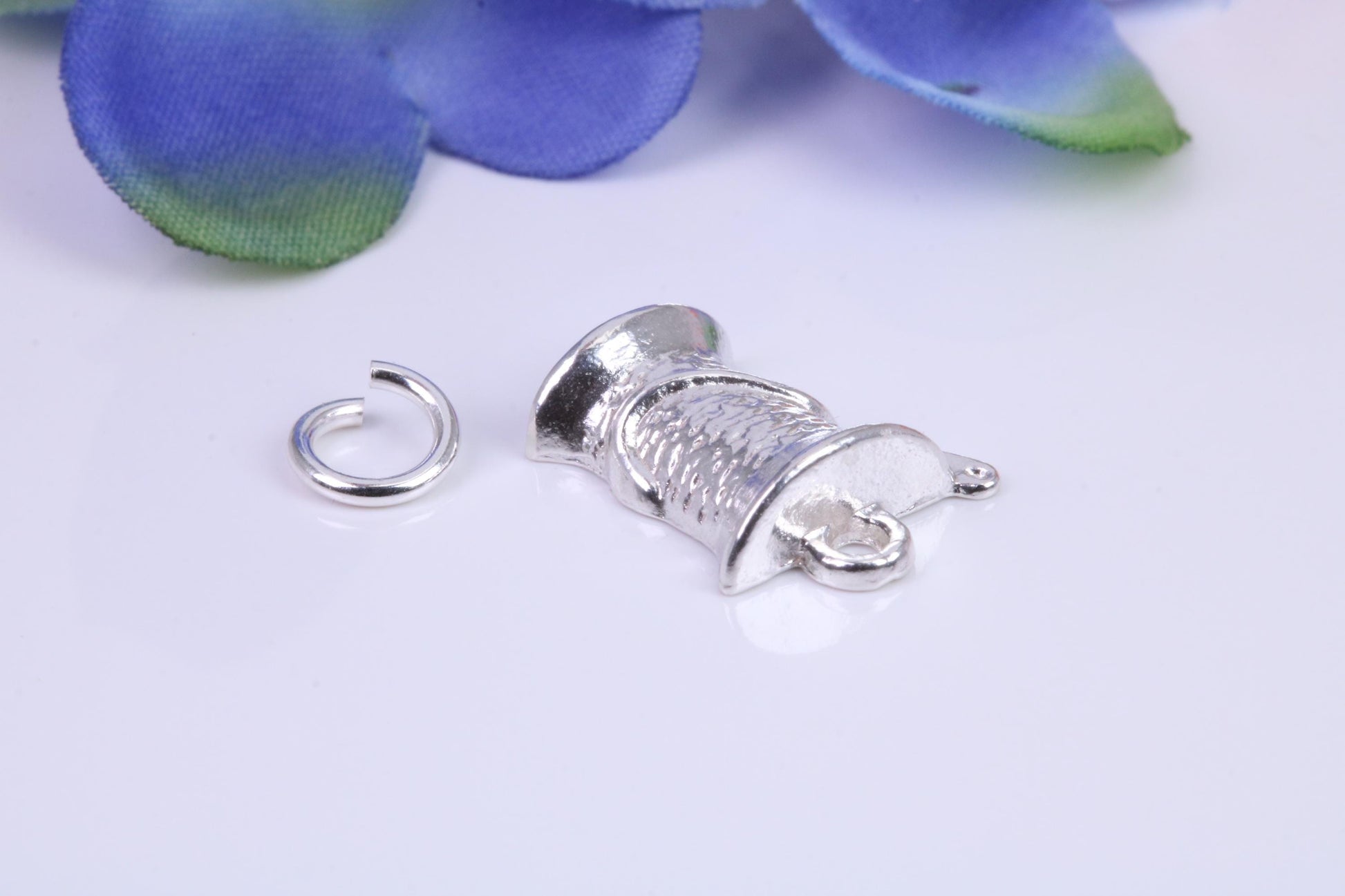 Ice Bucket Charm, Traditional Charm, Made From Solid Cast Silver