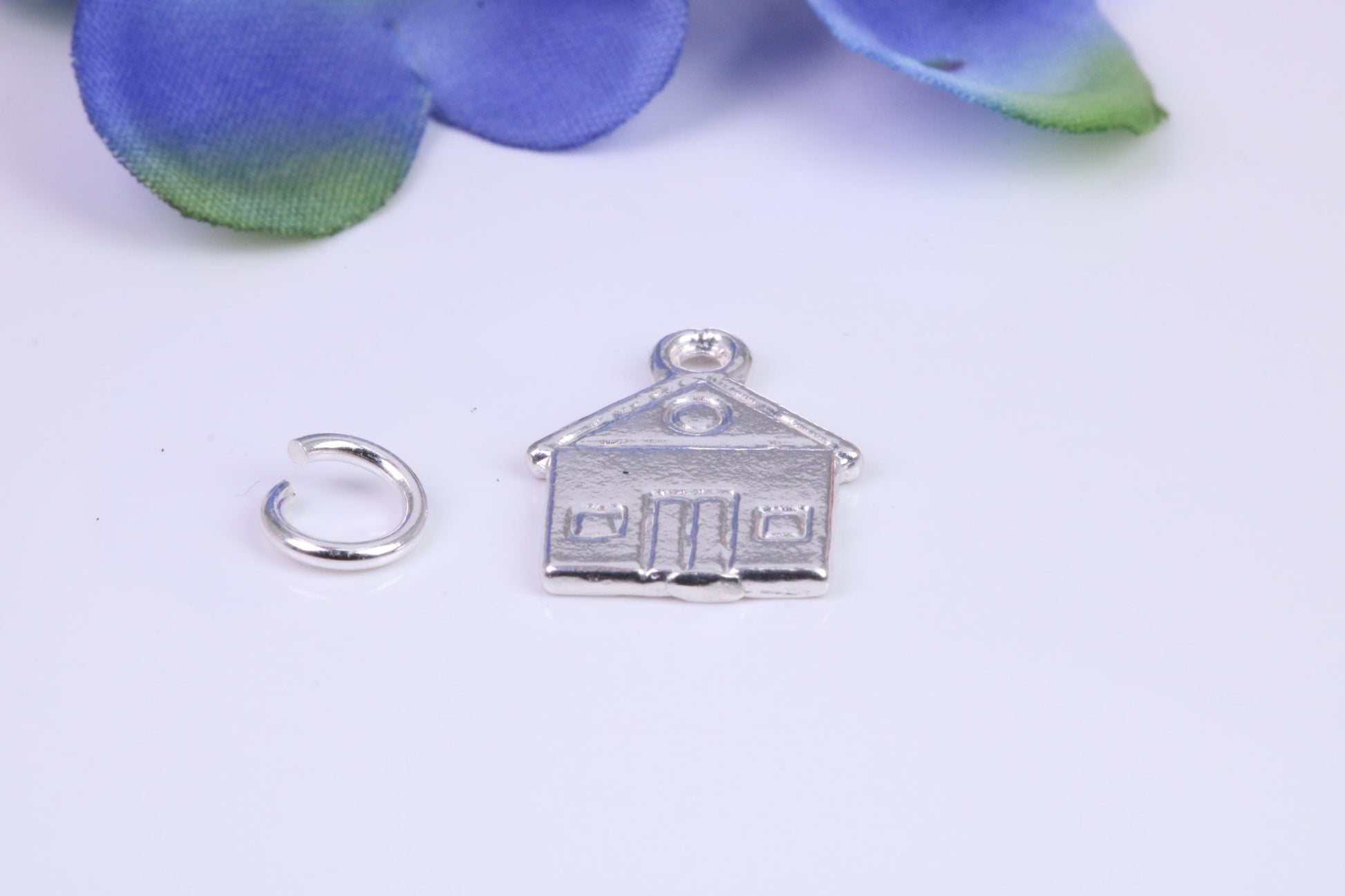 House Charm, Traditional Charm, Made from Solid Cast Silver