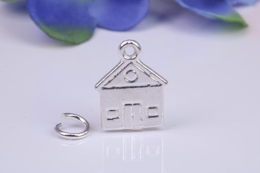 House Charm, Traditional Charm, Made from Solid Cast Silver