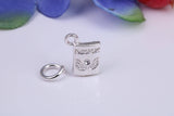 Passport Charm, Traditional Three Dimensional Charm, Made From Solid Cast Silver