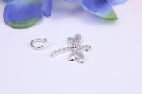 Dragonfly Charm, Traditional Three Dimensional Charm, Made from Solid Cast Silver