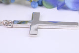 Very Large 60 mm Long Chunky Cross, High Polished Finish, Made From Solid Cast Silver, British Hallmarked