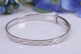 Childs Solid Silver Expanding Bangle