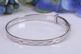 Childs Solid Silver Expanding Bangle