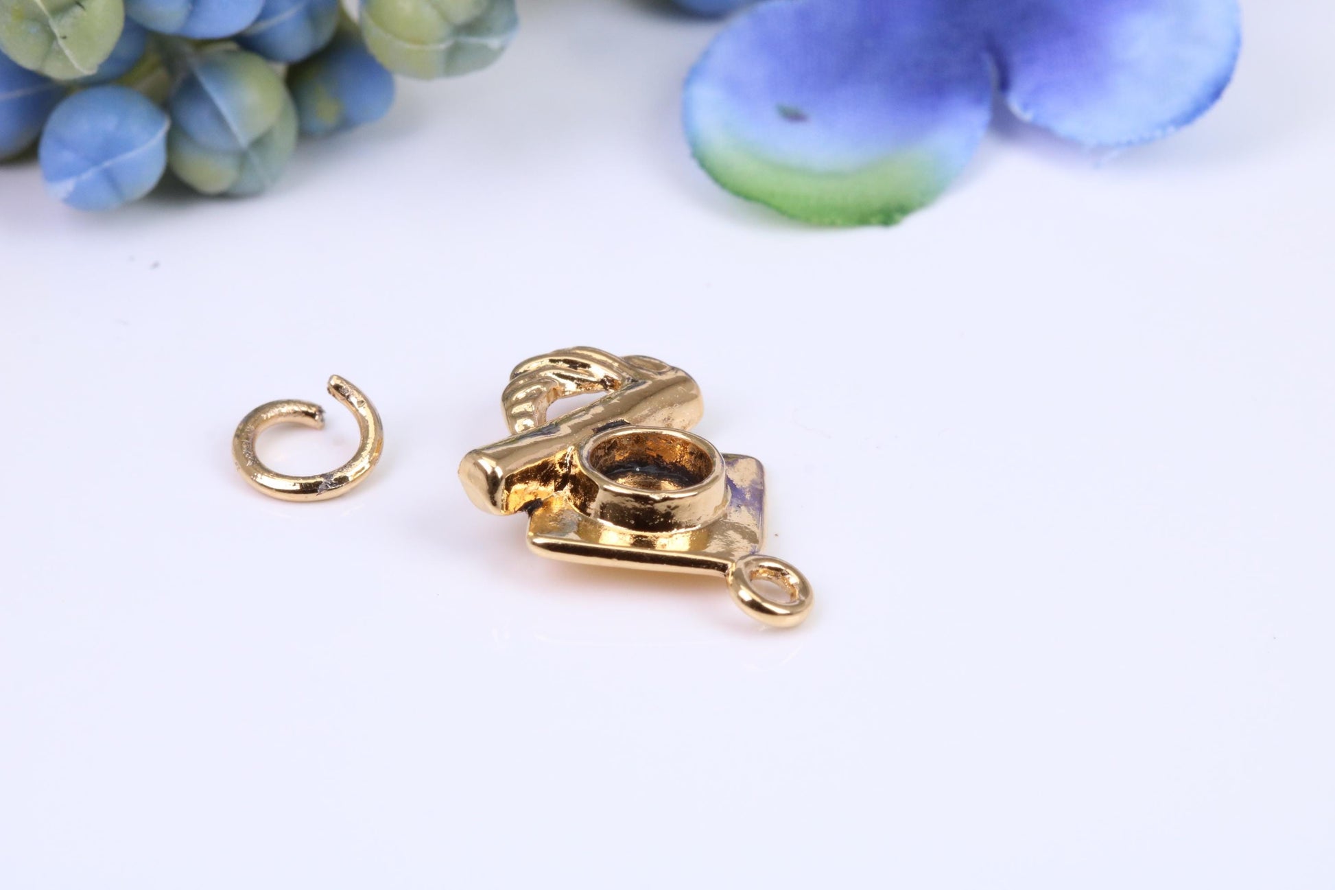 Mortar Hat, Graduation Hat Charm, Graduation Cap Charm, Charm, Made from your choice of Precious Metals, British Hallmarked