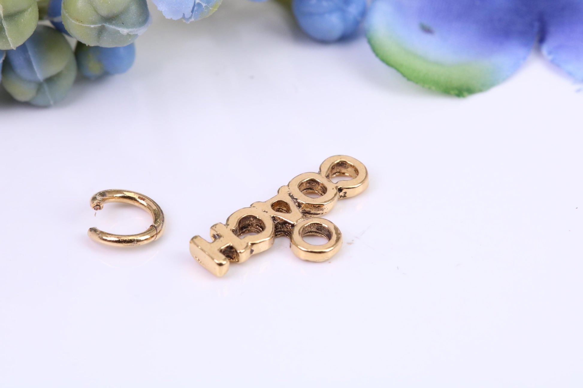 Sports Coach Charm, Made from Solid Cast Yellow Gold, British Hallmarked