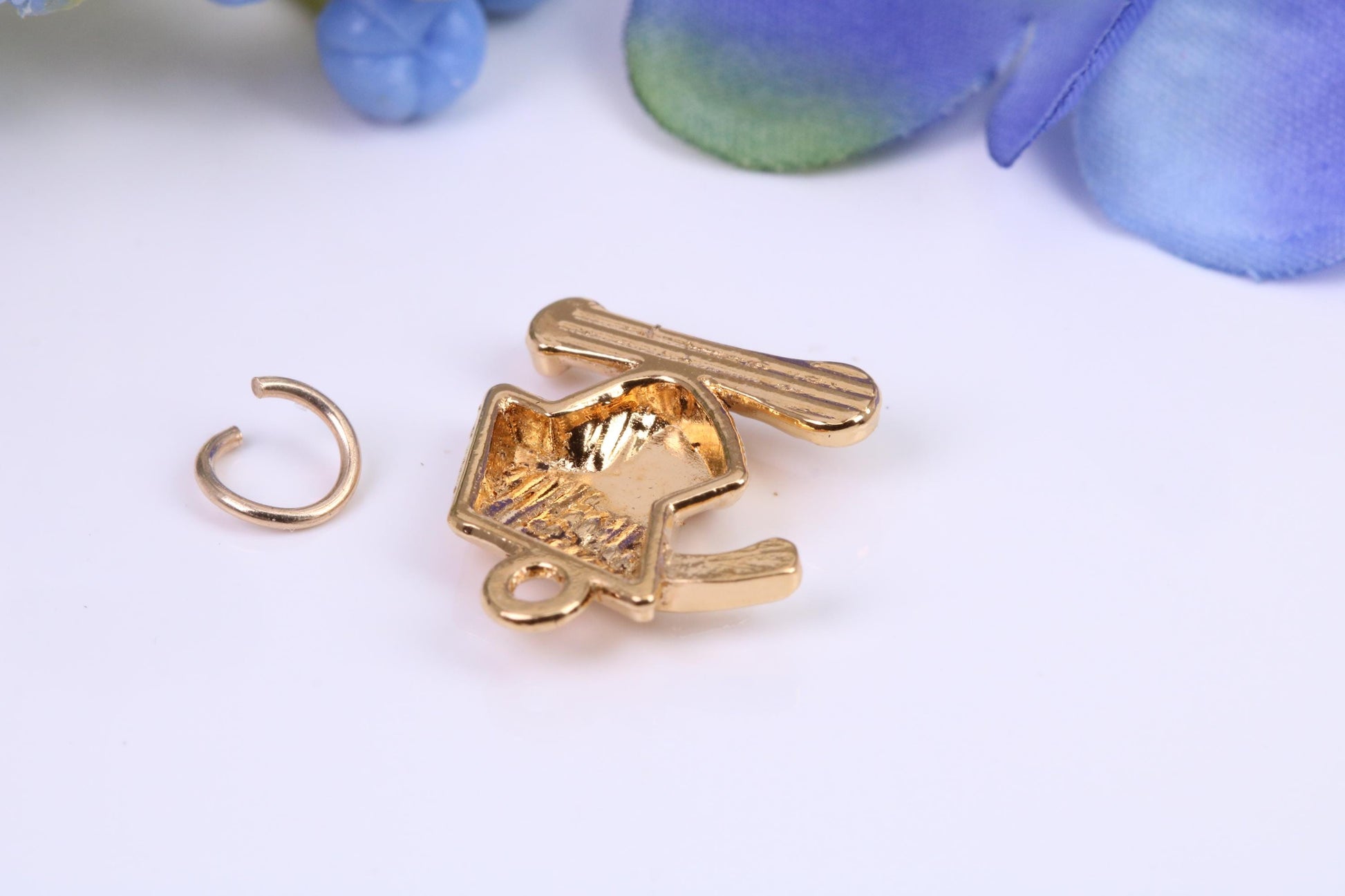 Mortar Hat, Graduation Hat Charm, Graduation Cap Charm, Charm, Made from your choice of Precious Metals, British Hallmarked