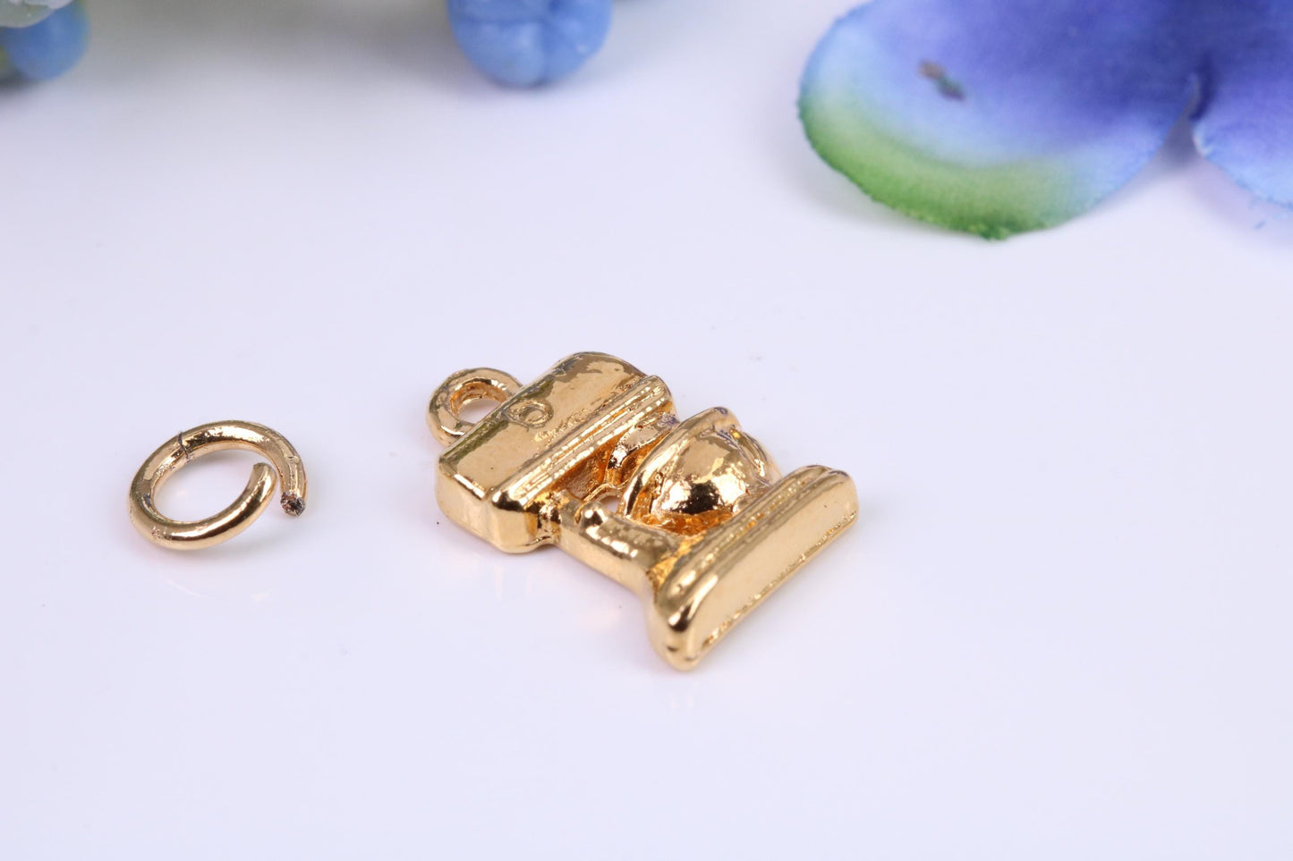 Food Mixer Charm, Made from Solid Cast Yellow Gold, British Hallmarked