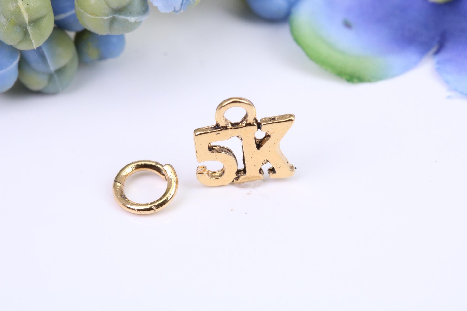 5K Charm, Made from Solid Cast Yellow Gold, British Hallmarked