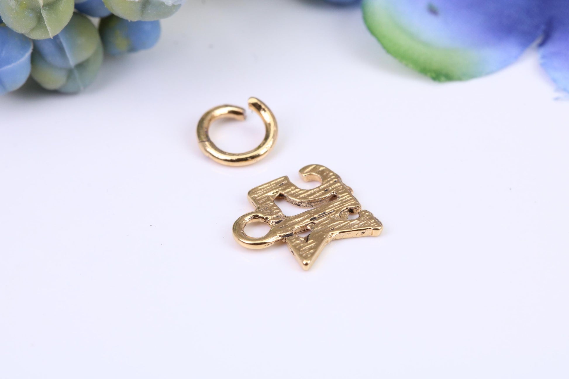 5K Charm, Made from Solid Cast Yellow Gold, British Hallmarked
