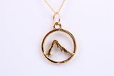 Yoga Necklace, Made from Solid Cast Yellow Gold, British Hallmarked
