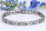 Gents Steel Bike Chain Bracelet, Made from solid Steel, 8.50 Inches Long and 7 mm Wide