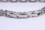 Gents Steel Bike Chain Bracelet, Made from solid Steel, 8.50 Inches Long and 7 mm Wide