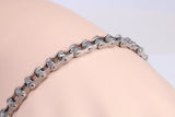 Steel Bike Chain Bracelet, Made from solid Steel, 8.50 Inches Long and 6 mm Wide
