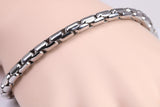 Gents Cuban Steel Bracelet, Made from solid Steel, 8.50 Inches Long and 5 mm Wide