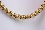 Steel Belcher Necklace, Made from solid Steel, IP Gold Plated, 4 mm Wide and available in two lengths
