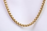Steel Belcher Necklace, Made from solid Steel, IP Gold Plated, 4 mm Wide and available in two lengths