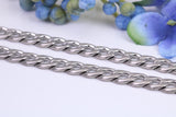 Chunky Curb Link Steel Necklace, Made from solid Steel, 7 mm Wide and available in two lengths