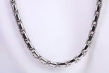 Chunky Cuban Steel Necklace, Made from solid Steel, 5 mm Wide and available in two lengths