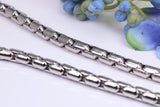 Chunky Cuban Steel Necklace, Made from solid Steel, 5 mm Wide and available in two lengths
