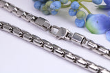 Chunky Cuban Steel Necklace, Made from solid Steel, 5 mm Wide and available in two lengths