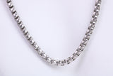 Chunky Belcher Steel Necklace, Made from solid Steel, 5 mm Wide and available in two lengths