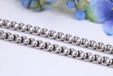 Chunky Belcher Steel Necklace, Made from solid Steel, 5 mm Wide and available in two lengths