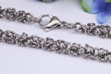 Chunky Cuban Steel Necklace, Made from solid Steel, 5 mm Wide and available in two lengths