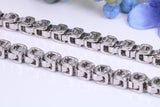 Chunky Byzantine Steel Necklace, Made from solid Steel, 5 mm Wide and available in two lengths