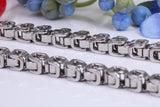 Chunky Byzantine Steel Necklace, Made from solid Steel, 5 mm Wide and available in two lengths