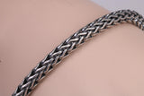 Cuban Bracelet, made from solid Sterling Silver, 8.50 Inches Long x 5 mm wide, British Hallmarked