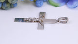 35 mm Long Crucifix, Made From Solid Cast Silver